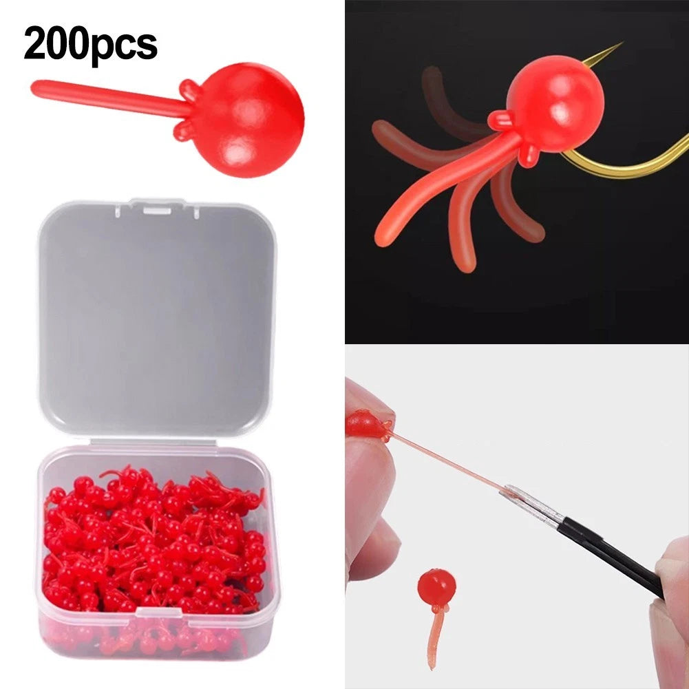 Silicone Fishing Baits Pack of 200
