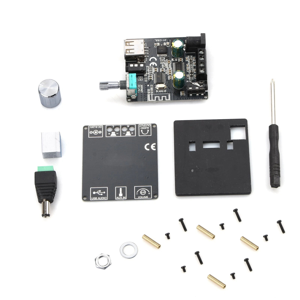 Bluetooth 5.0 Wireless Stereo Audio Amplifier Board 5-24V XY-C50L