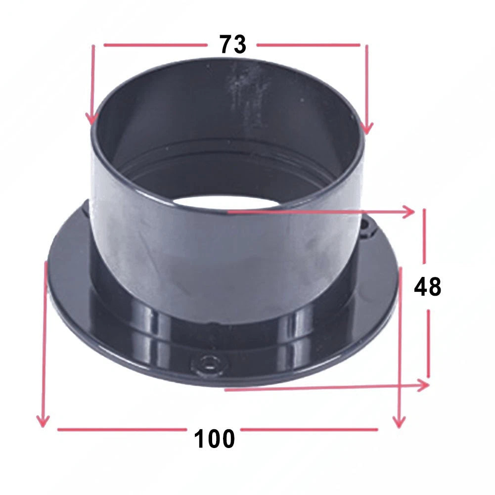 Straight Pipe Flange Connection for Air Ducting (Wall-mounted)