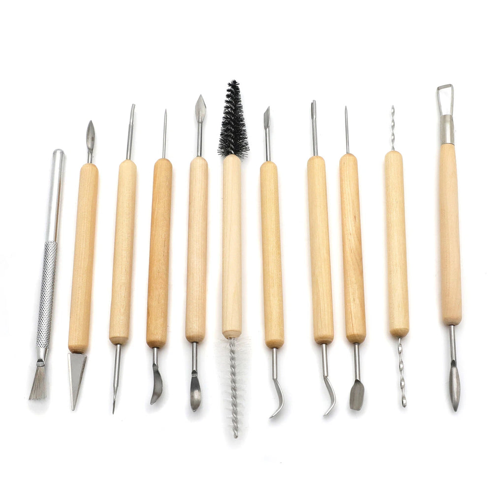 11 Pcs Pottery Tool Set for Clay Sculpting and Modeling