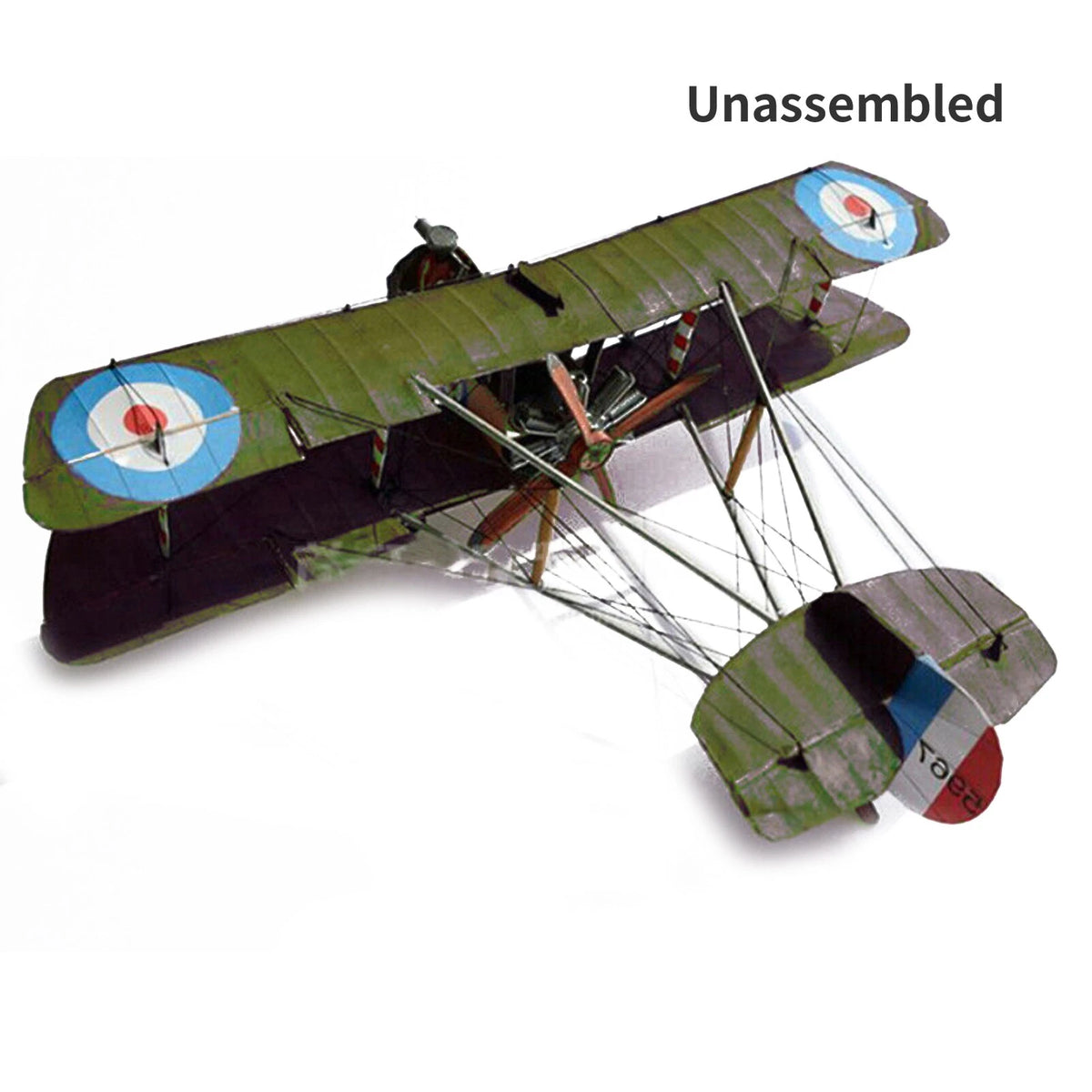 1:33 British Airco DH.2 Biplane Fighter Model Kit