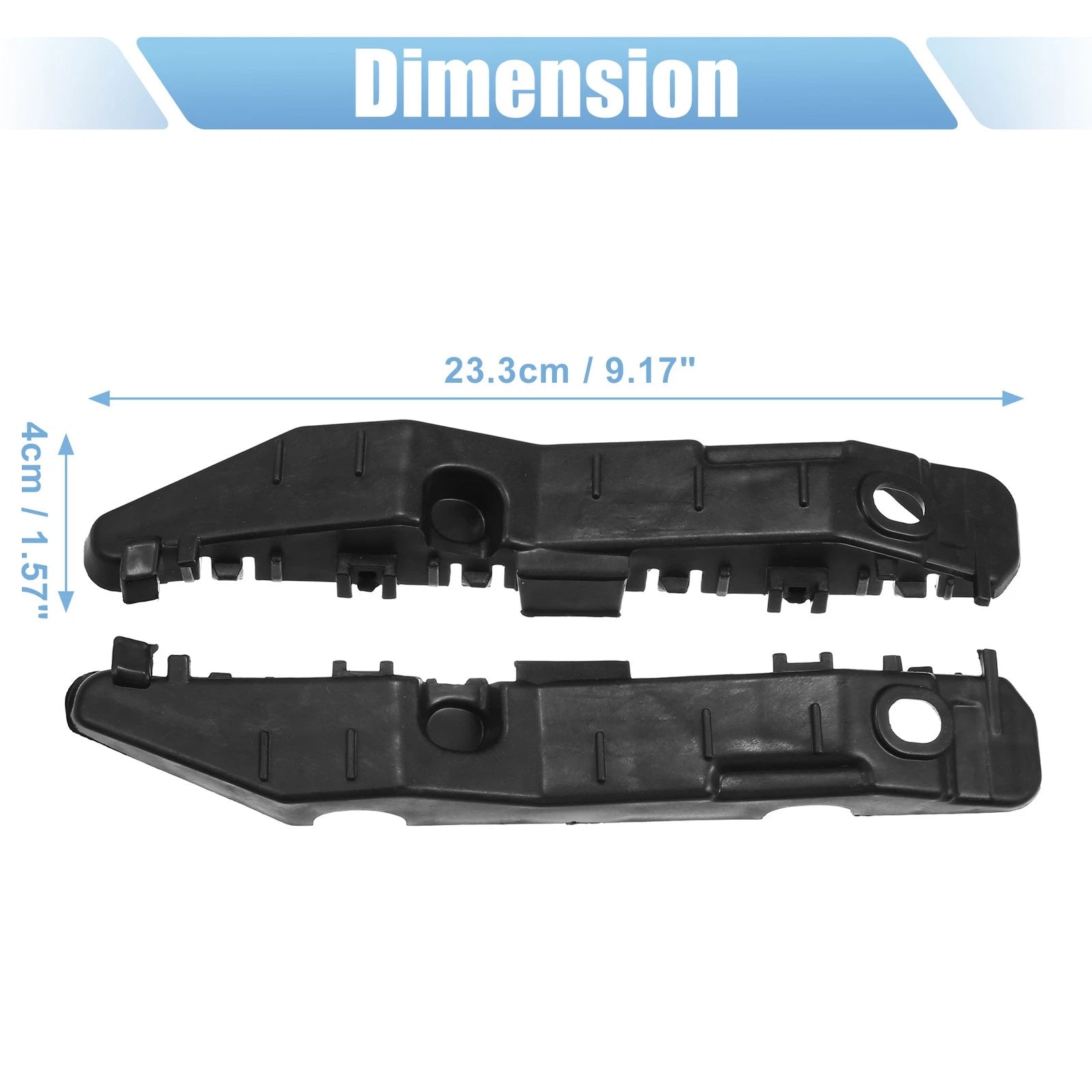 Bumper Bracket Front Left Right Replacement for Hyundai Elantra (2011–2016)