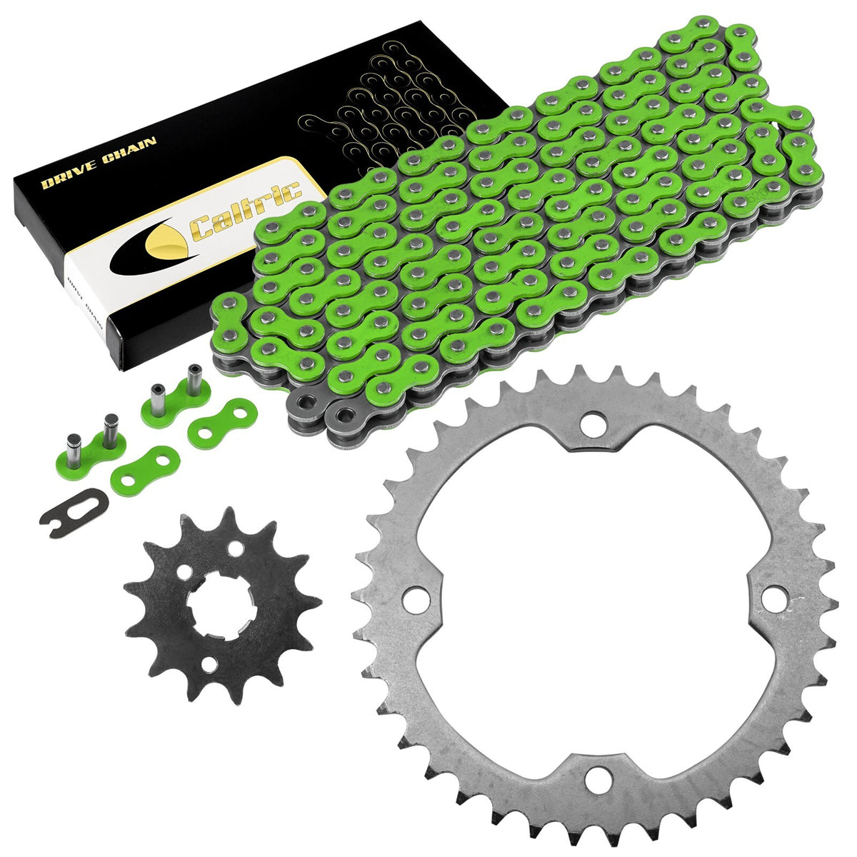 Drive Chain and Sprocket Kit Replacement for Yamaha Raptor 350 YFM350R (2004–2013)