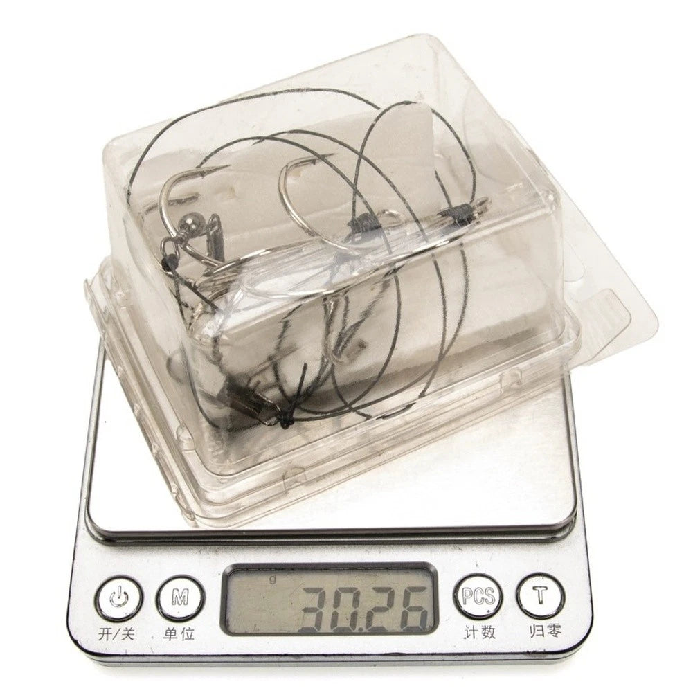 Treble Hook Rig for Angling Gear (Pre-tied, 1m Length)
