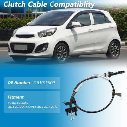 Clutch Cable Assy No.415101Y900 for Kia Picanto (2011–2017)