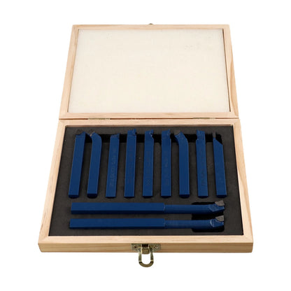 11PCS Tip Milling Cutter Set for Lathe Tools and Planers (10mm/12mm)