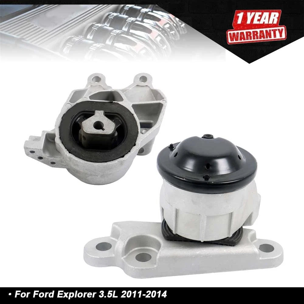 2Pcs Engine Motor & Transmission Mount for Ford Explorer 3.5L (2011–2014)
