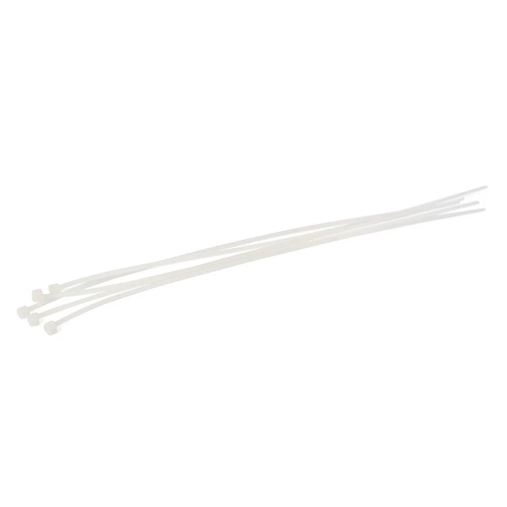 8" White Network Cable Cord Wire Ties Strap Zip Fasten Wrap Nylon 1000PCS
