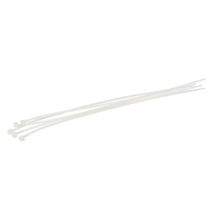 8" White Network Cable Cord Wire Ties Strap Zip Fasten Wrap Nylon 1000PCS