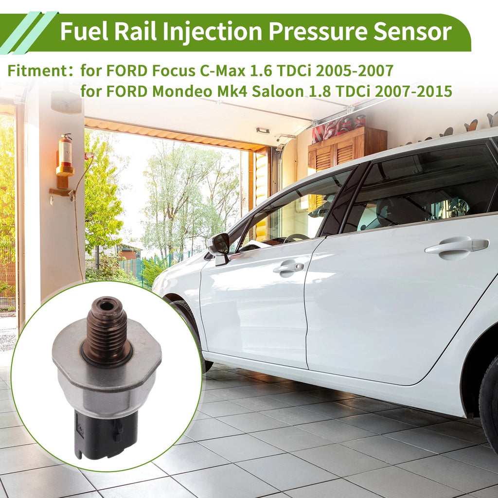 Fuel Injection Pressure Sensor for Ford Focus C-Max 1.6 TDCi (2005–2007)