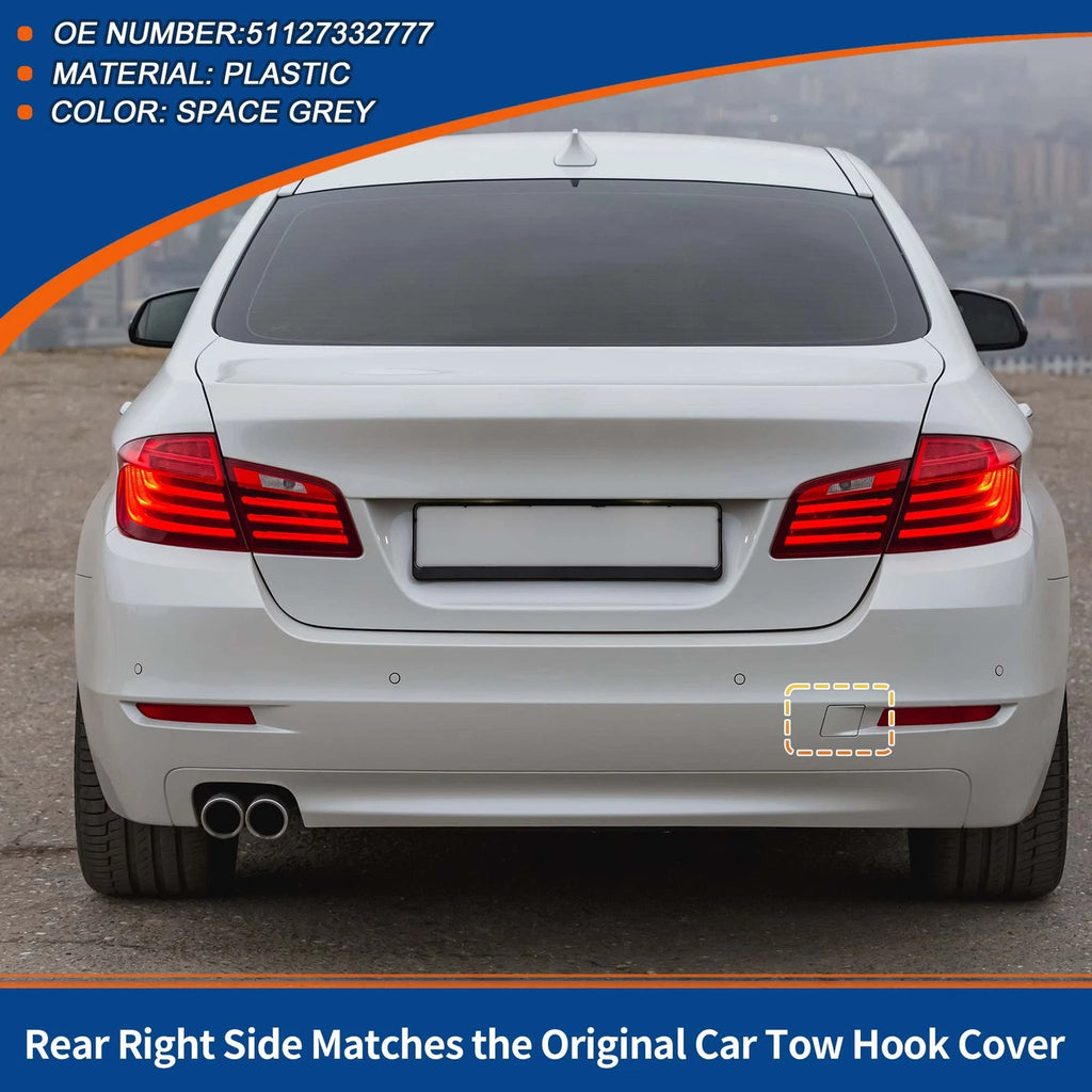 Rear Tow Hook Cover Replacement for BMW 5 Series F10 (2010–2016)