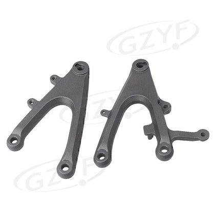 Front Footrests for Yamaha YZF-R1 (2004–2006) Black Alloy Pegs