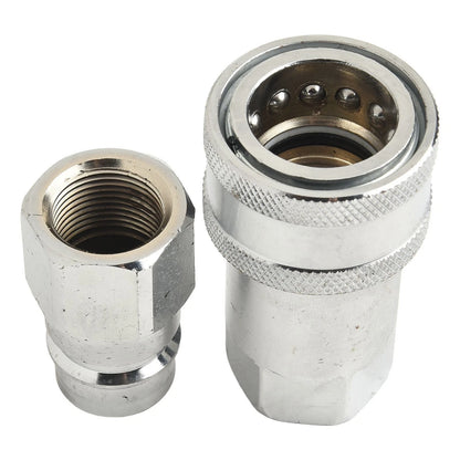 Carbon Steel Hydraulic Quick Connector for Various Equipment Applications