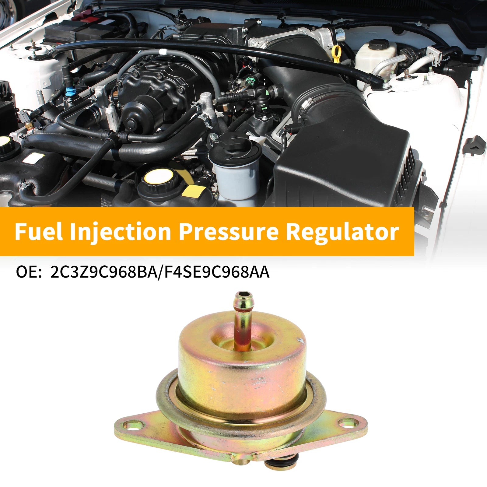 Fuel Pressure Regulator for Ford E-150 E-250 E-350 (1994–1999) 2C3Z9C968BA
