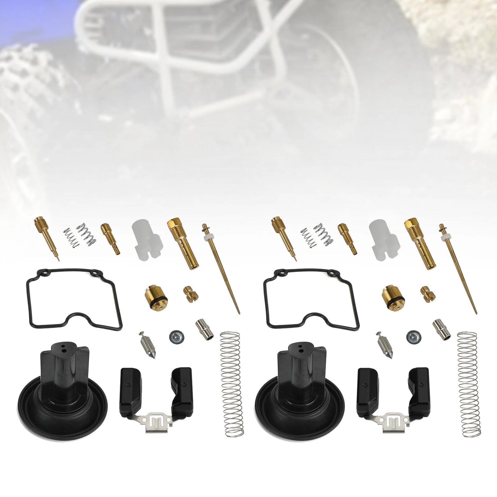 2X Carburetor Rebuild Repair Kit for 250cc ATV (ATV250, EN250, GP200, GP250, MV30)