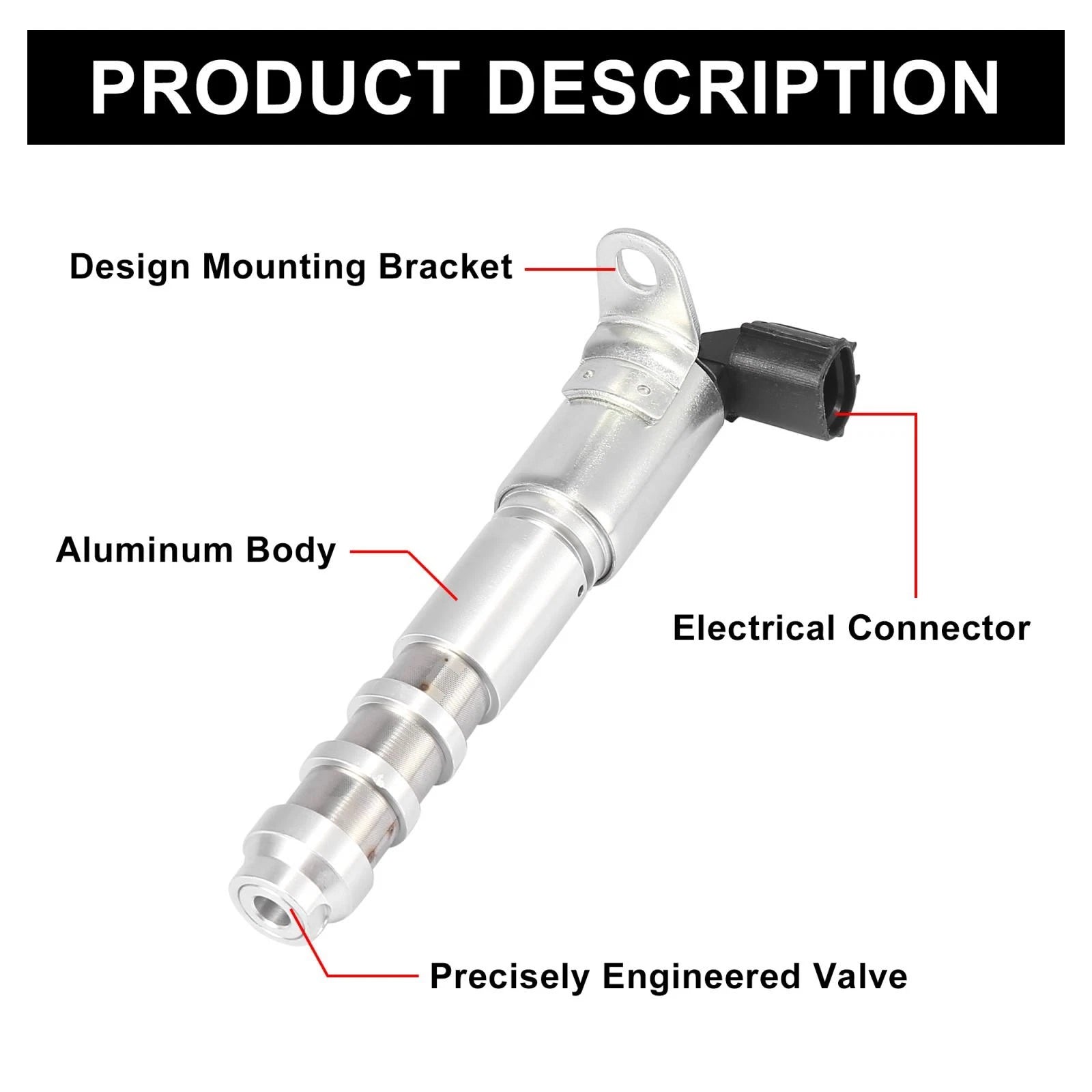 Variable Valve Timing VVT Solenoid Valves Set for Chevrolet for Buick (4PC)