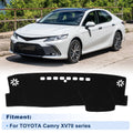 Dash Cover for Toyota Camry XV70 Without HUD Polyester Black (2018–2024)