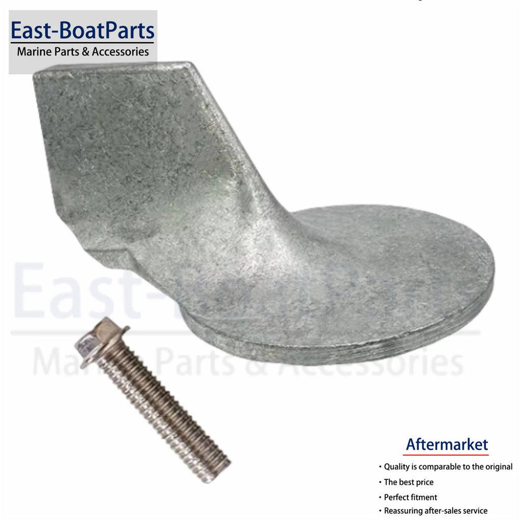 Zinc Trim Tab Anode & Bolt for MerCruiser Mercury (822777Q1, 18-6014, 46399A1)