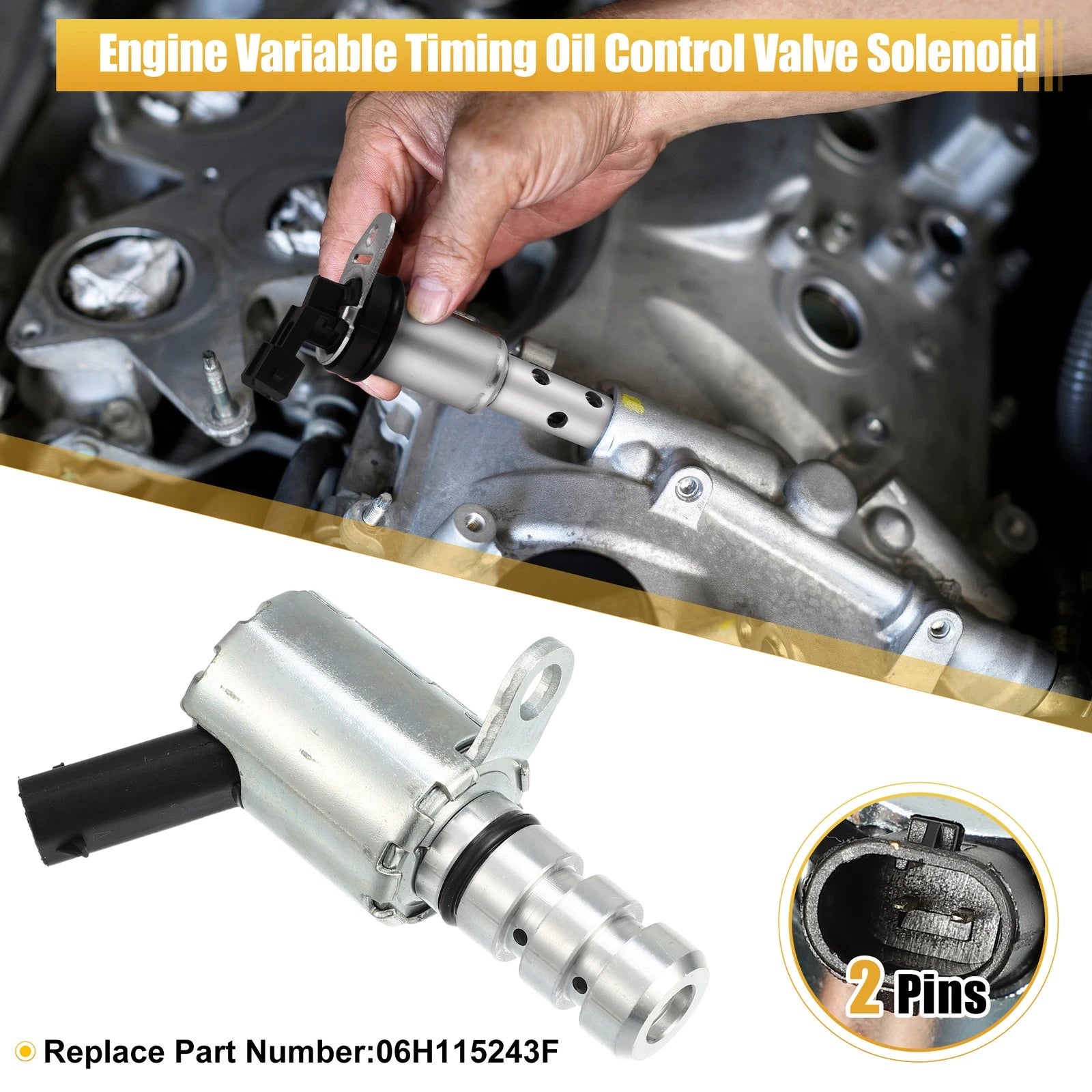 Variable Valve Timing Solenoid VVT for Audi A3 Quattro (2009–2013)