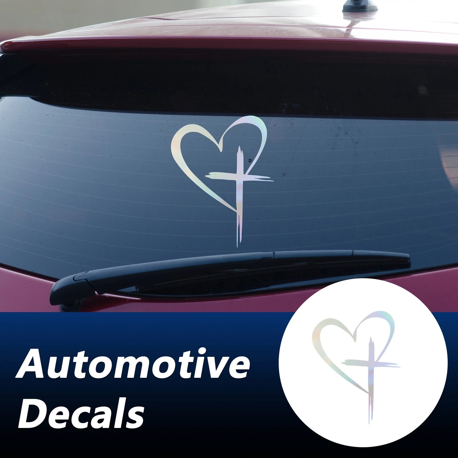 Reflective Bumper Decal for
