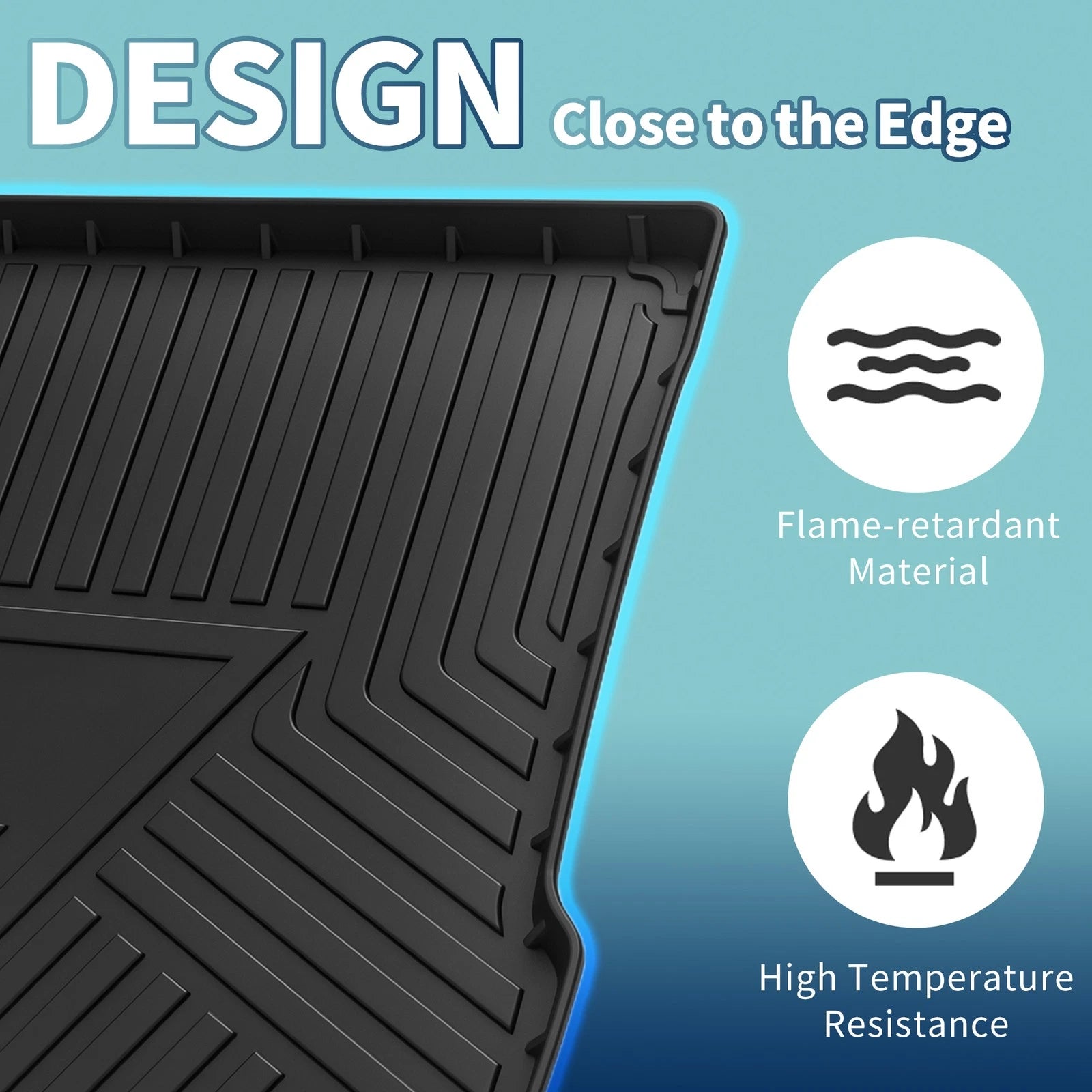 Rear Cargo Liner TPE Flat Face for Audi Q3 (2015–2018) 1 Piece