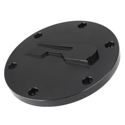 CNC Black Chrome Derby Cover for Suzuki Boulevard M109R (2009–2016)
