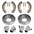 Front Brake Drum Wheel Cylinder w/Shoes for Honda Rubicon 500 TRX500FA FGA (2001–2004)