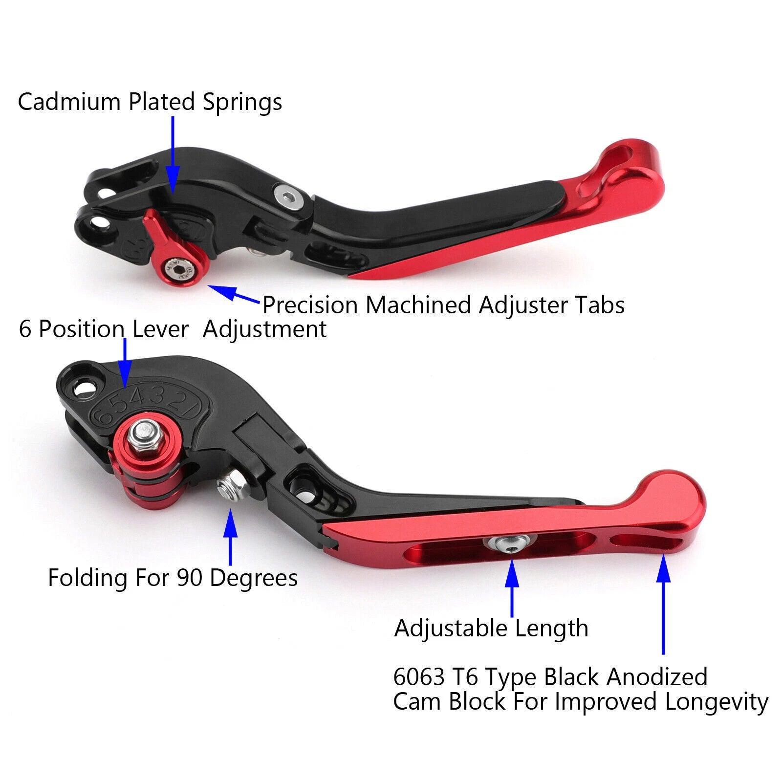 Adjustable Folding Brake & Clutch Lever for 790 R (2018–2019)