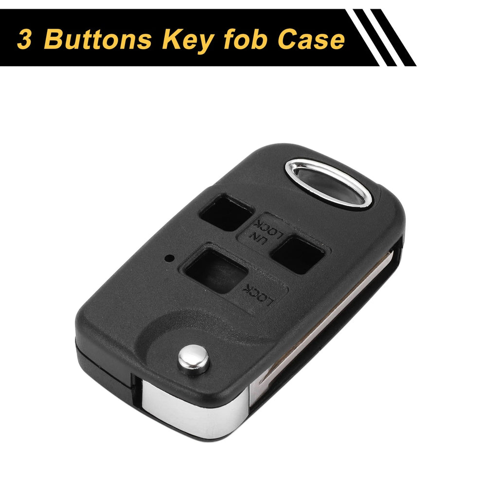 3 Button Key Fob Shell Replacement Case for Lexus RX300 (2002–2003)