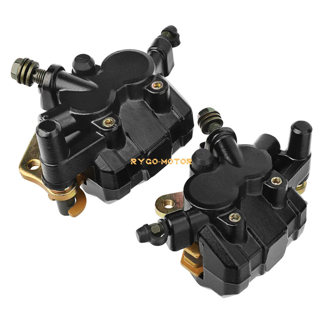Front Brake Calipers & Pads for Kawasaki Bayou 300 KLF300-C, 400 KLF400-B (1990–2004)