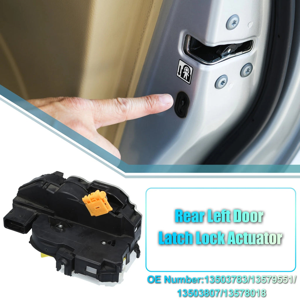 Door Lock Actuator Rear Left Replacement for Chevy Cruze (2011–2014)