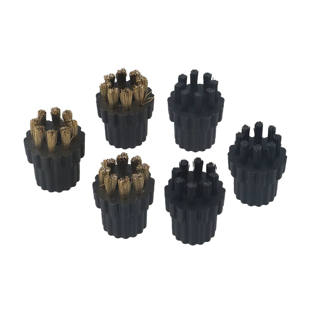 6X Brass Nylon Brush-Head Replacement Parts for Steam Mop