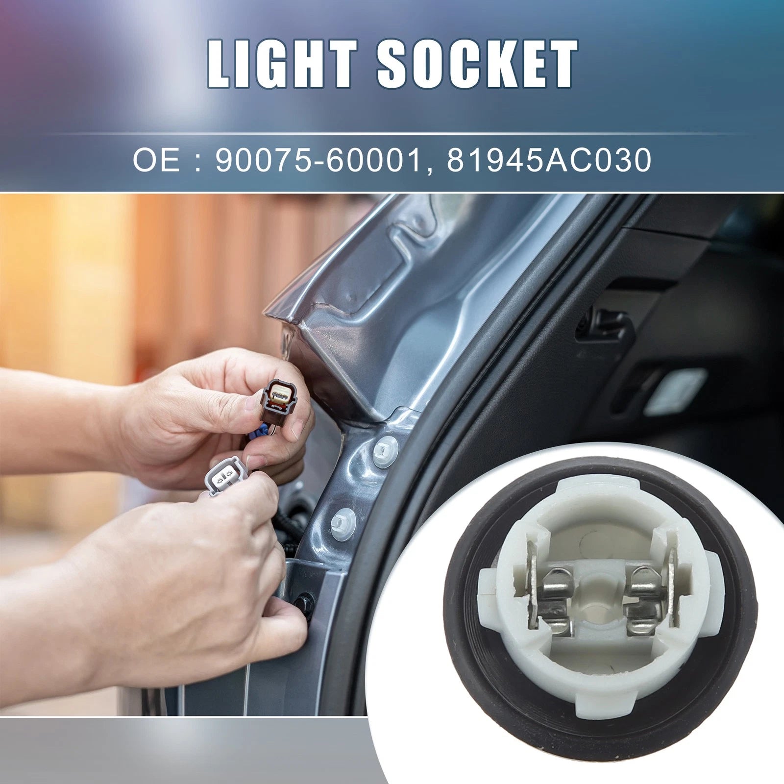 Turn Signal Light Bulb Socket Holder Replacement for Toyota Camry (2007–2015)
