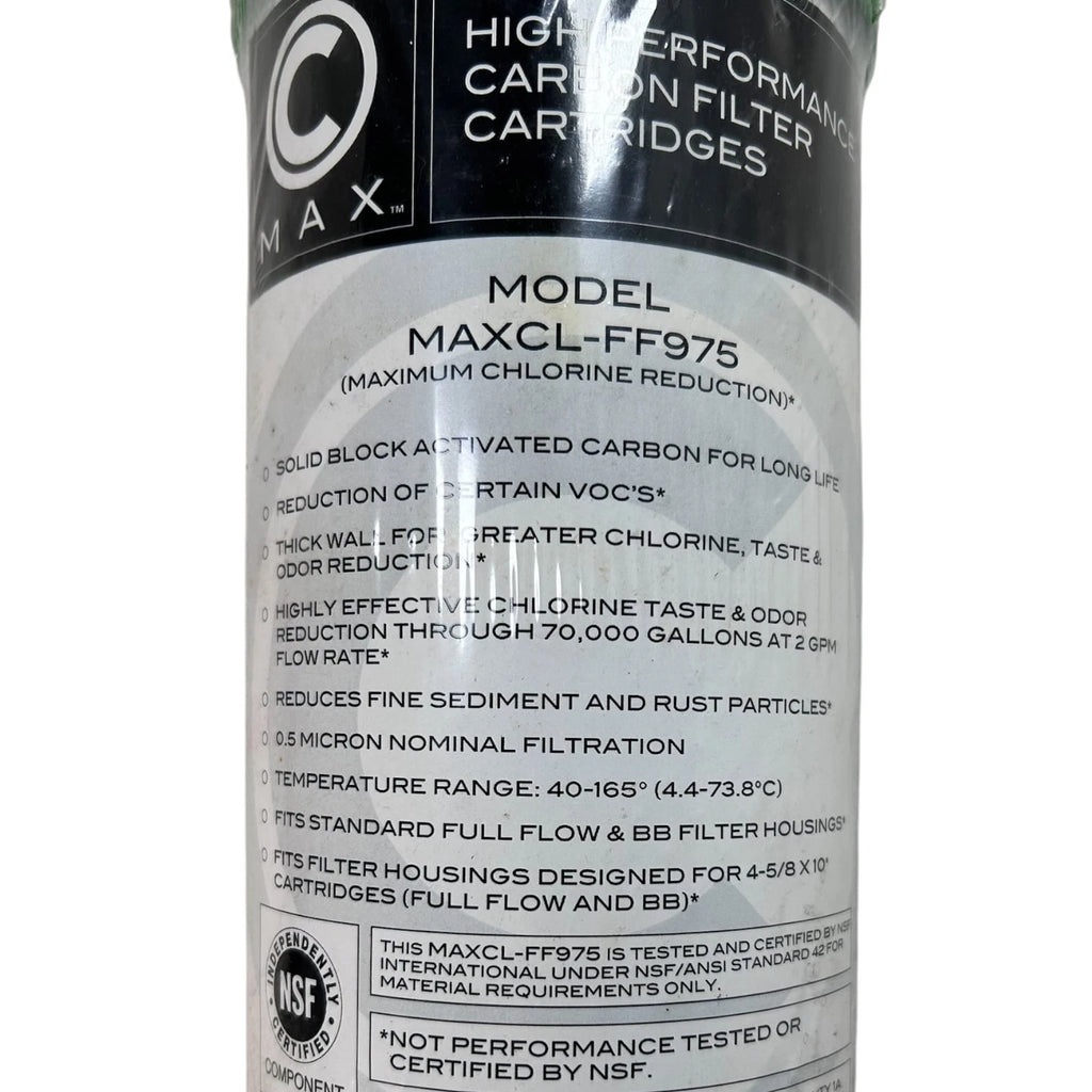 Carbon Block Filter 10'' x 4 5/8'' for C-Max (MAXCL-FF975)