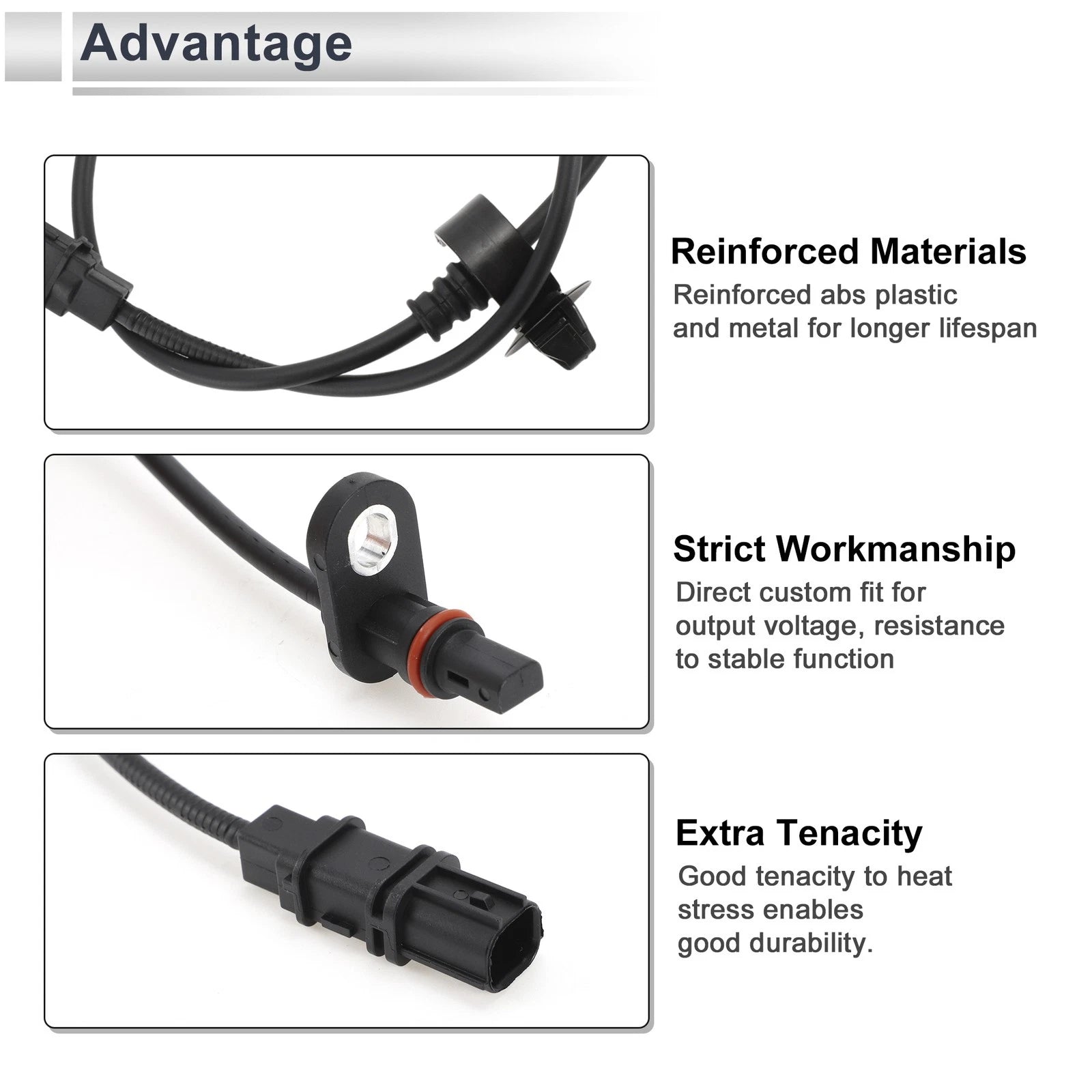 ABS Wheel Speed Sensor Rear Left for Honda Civic (2006–2011)