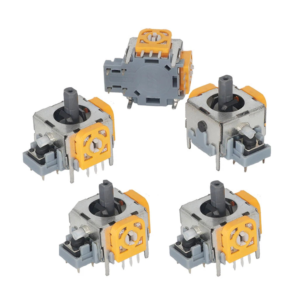 5Pcs 3D Joystick Analog Stick for Xbox 360/PS2/PS3 Controllers