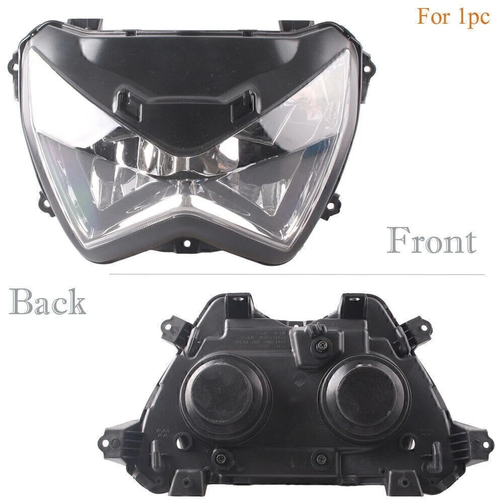 Front Twin Headlight Assembly for Kawasaki Z800 Z250 (2013–2014)