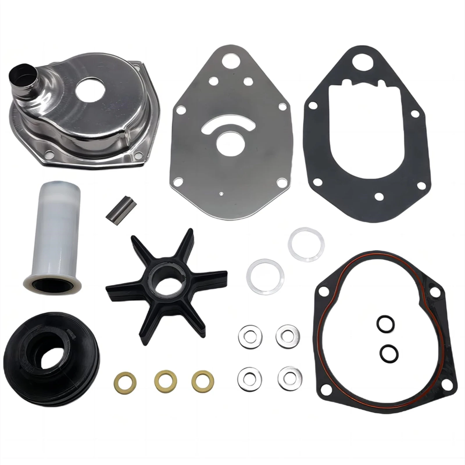 Water Pump Impeller Kit for Mercury Outboard 40-60 HP (1991–Present) 46-812966A12