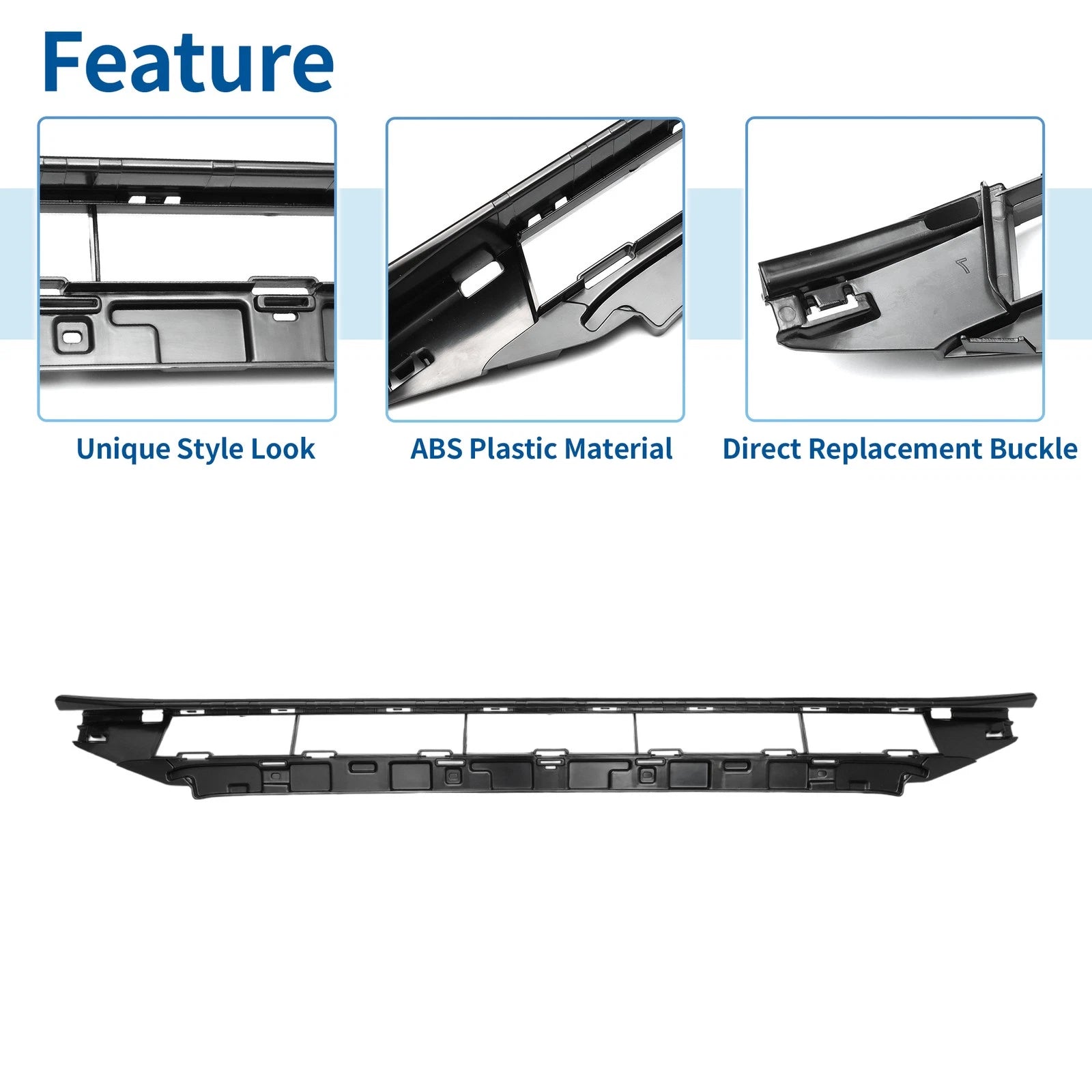 Front Lower Bumper Grille for Audi Q7 (2007–2015) No.4M0807647A Black