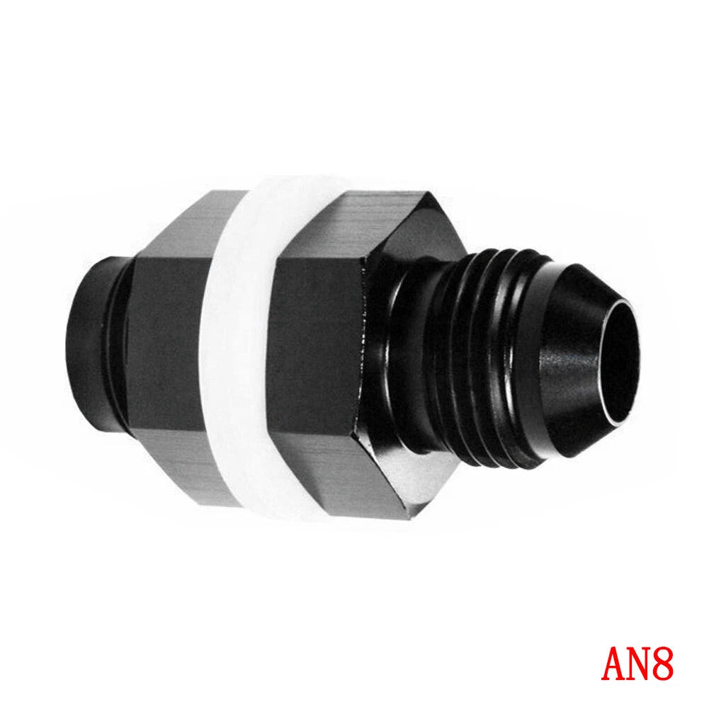 AN8 Flare Fuel Cell Bulkhead Fitting for Universal Applications (1 Pcs)