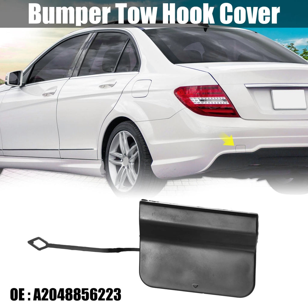 Car Rear Bumper Tow Hook Cover Replacement for Mercedes Benz (2007–2014)
