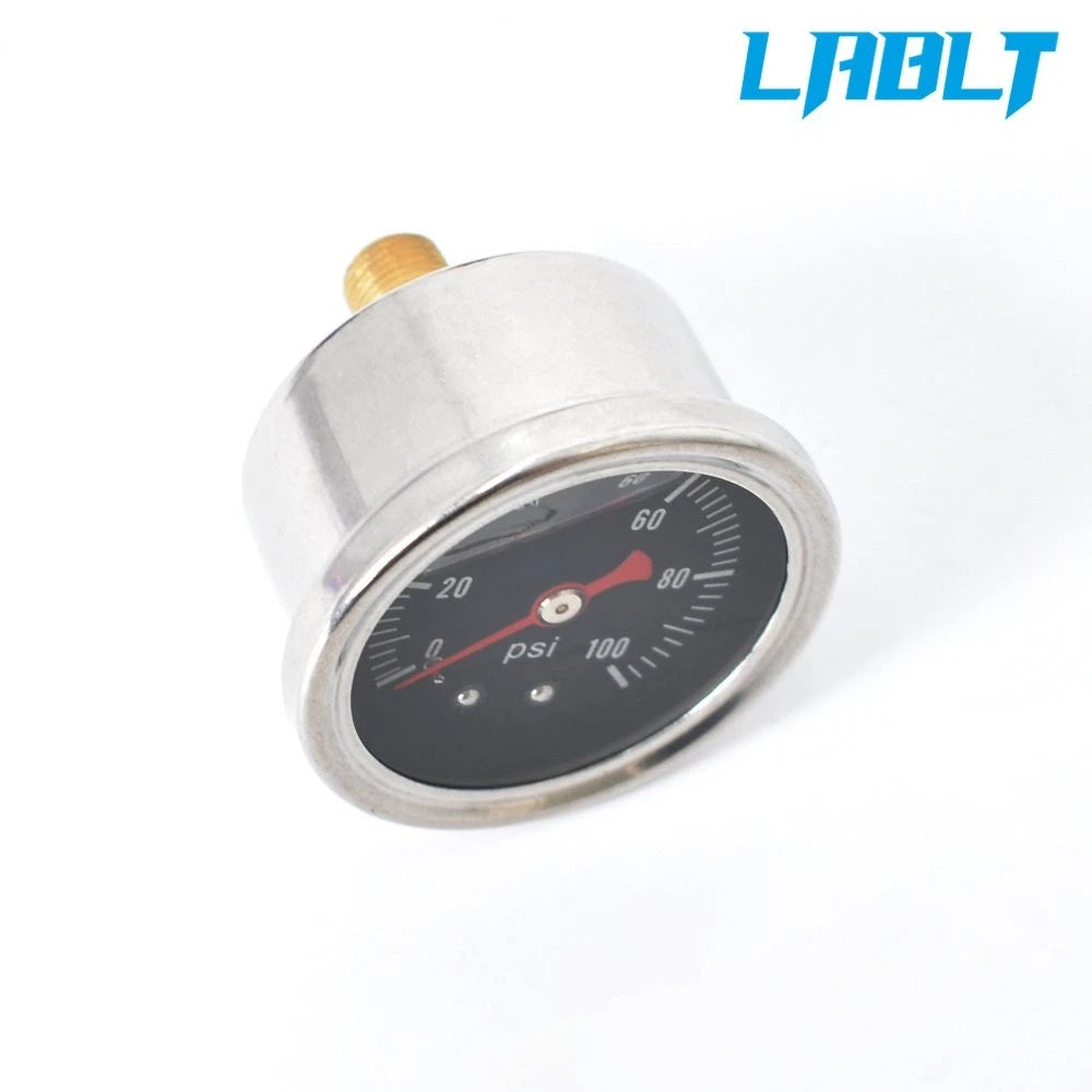 Adjustable Fuel Pressure Regulator Kit with 100psi Gauge AN6 for