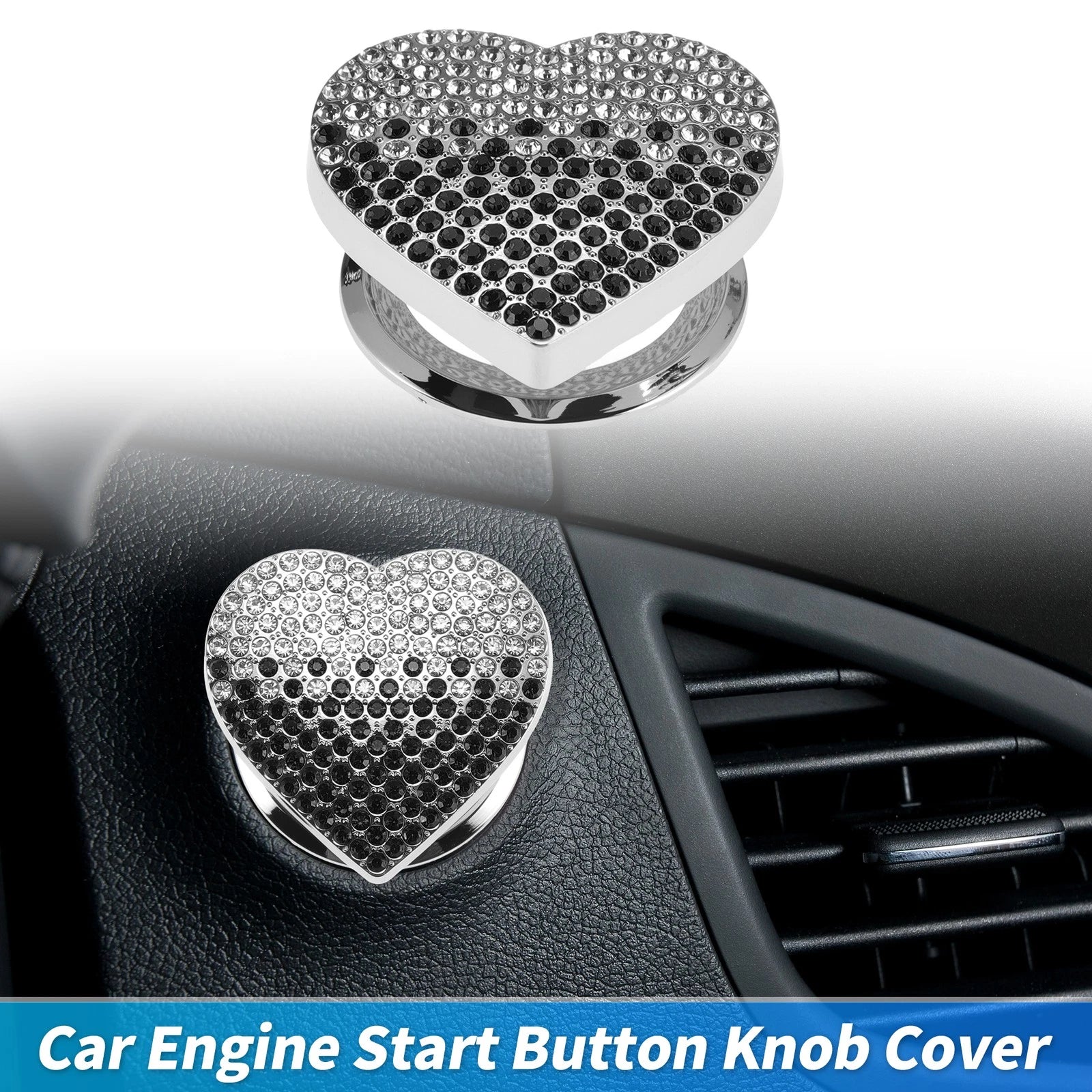 Control Switch Knob Button Cover Trim Ring for