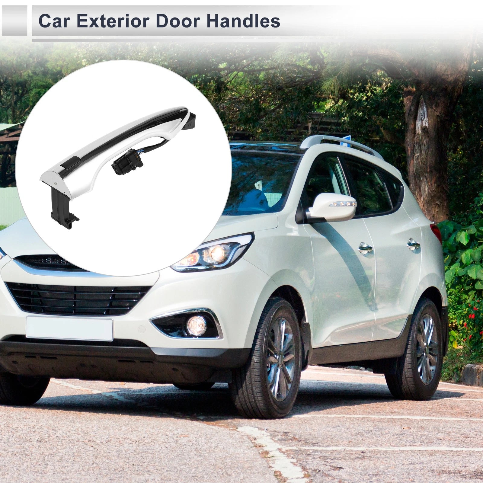 Front Left Exterior Door Handle Replacement for Hyundai Tucson (2010–2015)