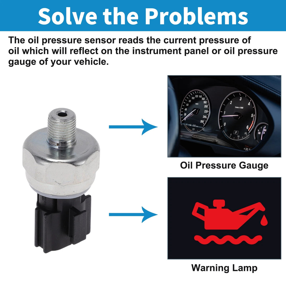 Engine Oil Pressure Sensor No.25070CD000/25070CD00A for Infiniti QX56 (2004–2010)