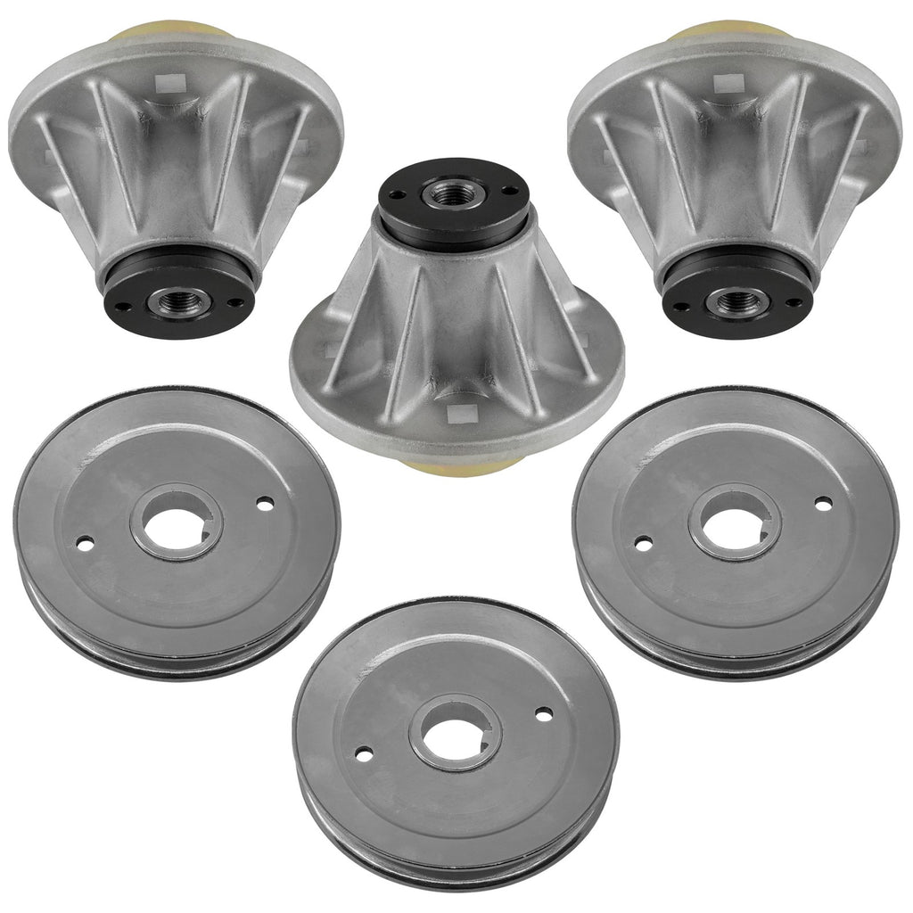 Deck Spindle with Pulley Replacement for Gravely ZT2552 and Ariens 2552 (2005–2015)