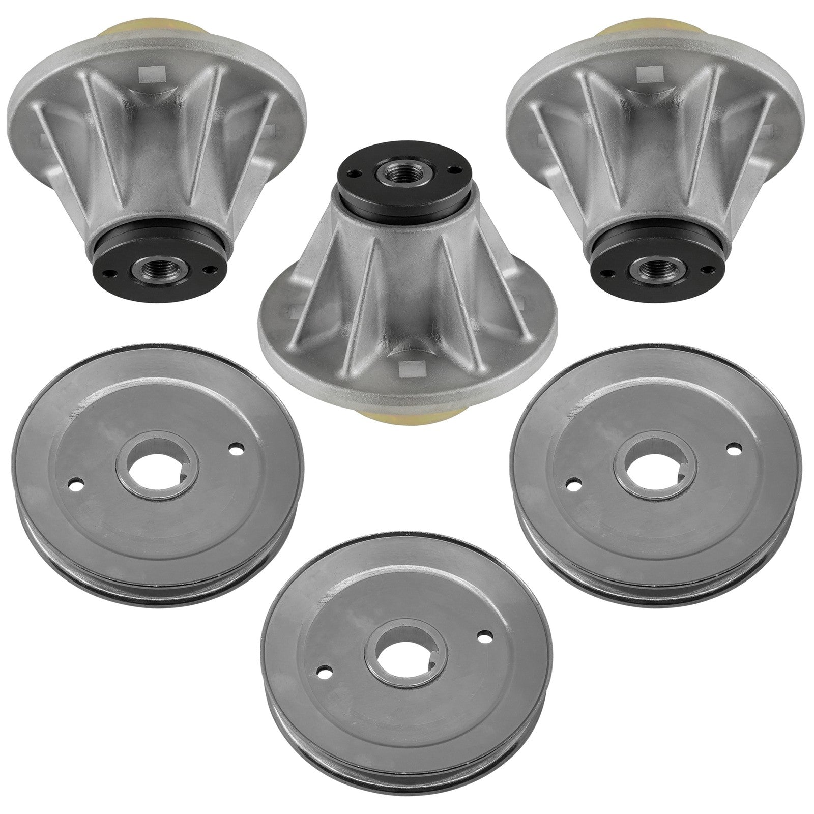 Deck Spindle with Pulley Replacement for Gravely ZT2552 and Ariens 2552 (2005–2015)