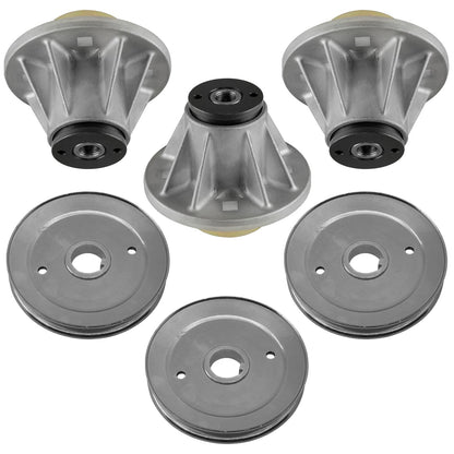 Deck Spindle with Pulley Replacement for Gravely ZT2552 and Ariens 2552 (2005–2015)