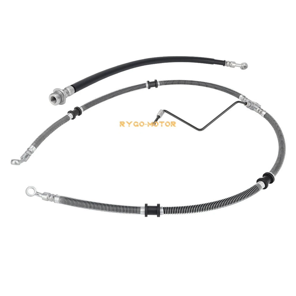 Front Brake Hose Line Pipe Kit for Yamaha Grizzly 450 4x4 (2007–2010)