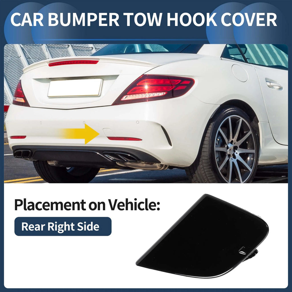 Rear Tow Hook Cover Replacement for Mercedes-Benz W172 R172 (2013–2018)